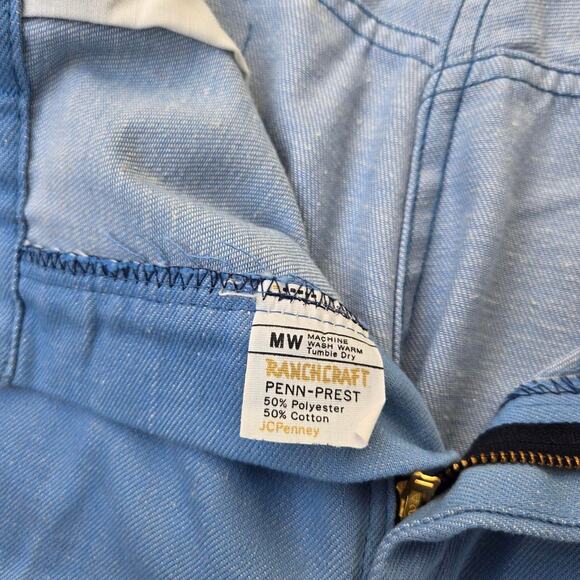 Vtg 70s JC PENNEY Ranchcraft Earthtone Cowboy Rodeo Western Pants USA 34 - Picture 6 of 8